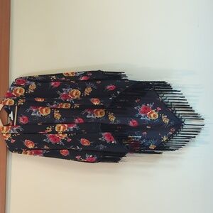 Black Floral Coverup